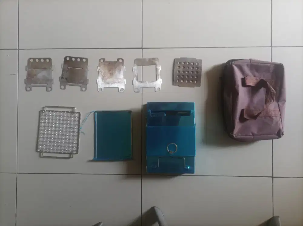 PORTABLE FOLDABLE OUTDOOR CAMPING GRILL WOOD STOVE TUNGKU KAYU BARA