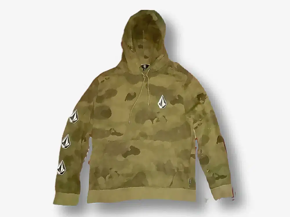 Sweater Volcom Deadly Stone Hoodie Camo Original Rare Item