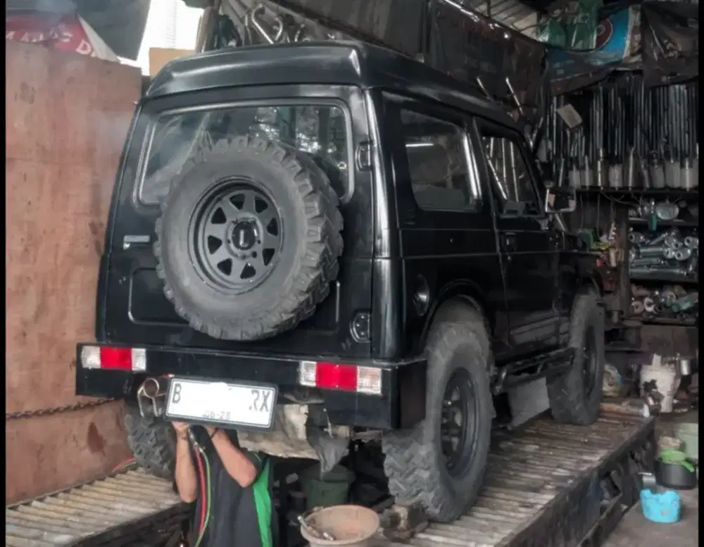 Bemper katana custom bahan tebal bemper depan ori suzuki katana jimny