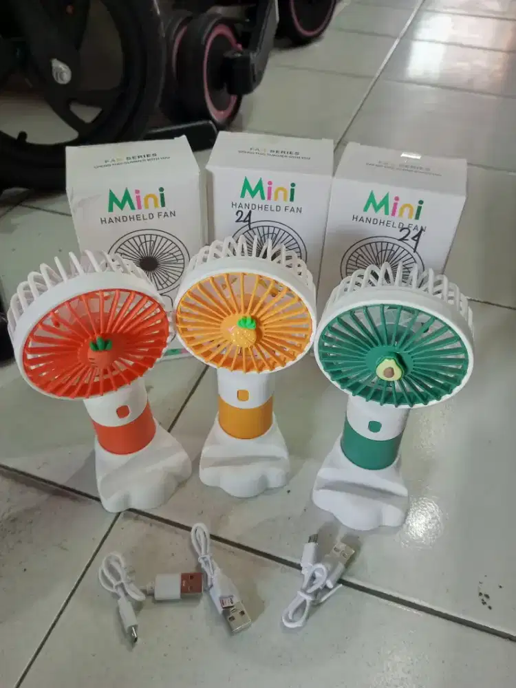 Mainan anak kipas portable cas