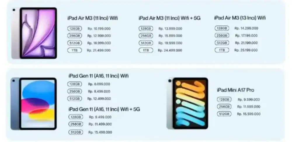 IPAD AIR M3 (11INCHI)WIFI 128GB