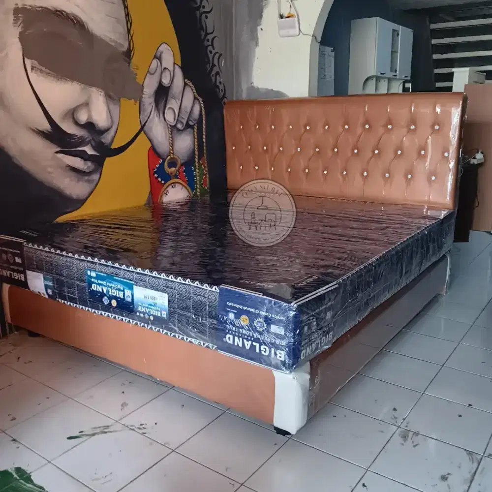 READY DIVAN SET SPRIBGBED BIGLAND UK 180 TERMURAH TERLARIS SALE