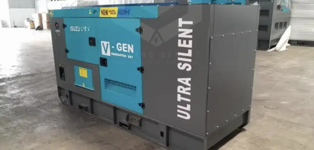 Genset diesel Isuzu 125 kva silent diesel solar original resmi