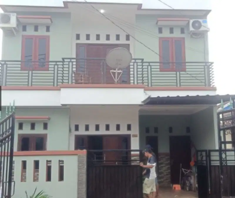 di jual rumah minimalis permanen 2 lantai full