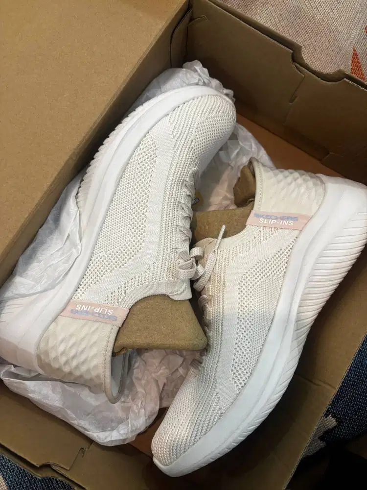 SKECHERS Slip-Ins Ultra Flex 3.0 Women's Sneakers Warna NATURAL Second