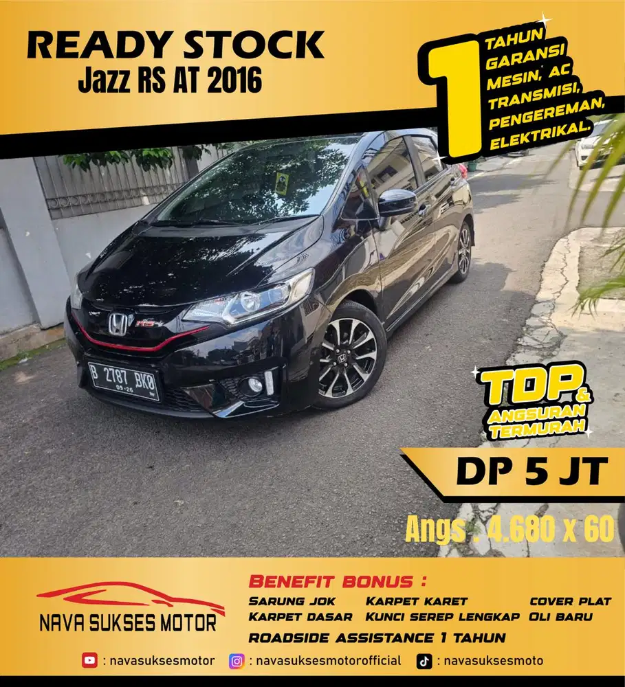 TDP 5 JUTA - JAZZ RS 2016