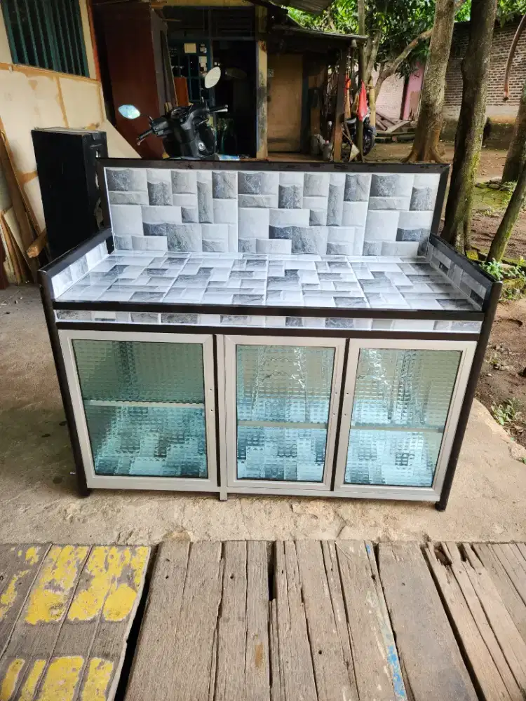 Rak kompor premium besar holo tebal