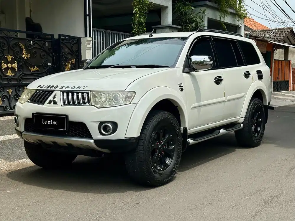 Cash Pajero sport 2.5 AT Putih Exceed 2012 Orisinil pribadi mulus nego
