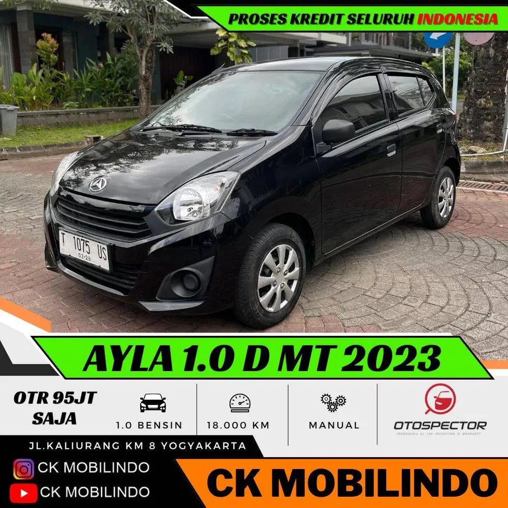 [Km18rb] Daihatsu Ayla D Manual 2023 ISTIMEWA Kredit Murah