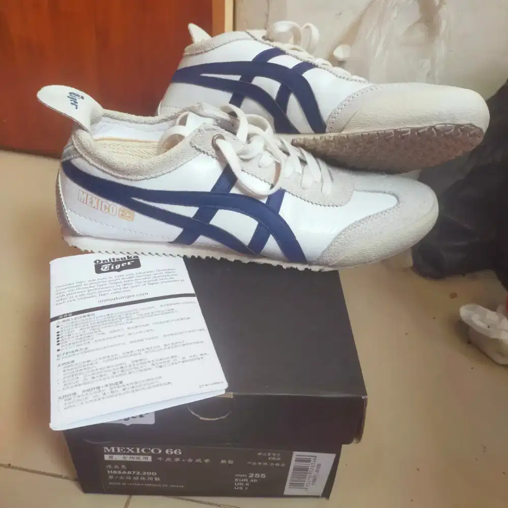 Sepatu onitsuka tiger mexico66 leather