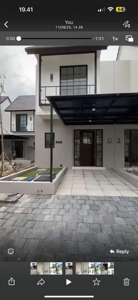 Di sewakan Rumah Graha Natura cluster Dandelion deluxe