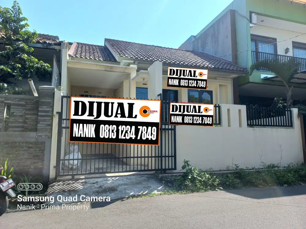 Rumah komplek elit taman mutiara seberang griya cibabat cimahi tengah