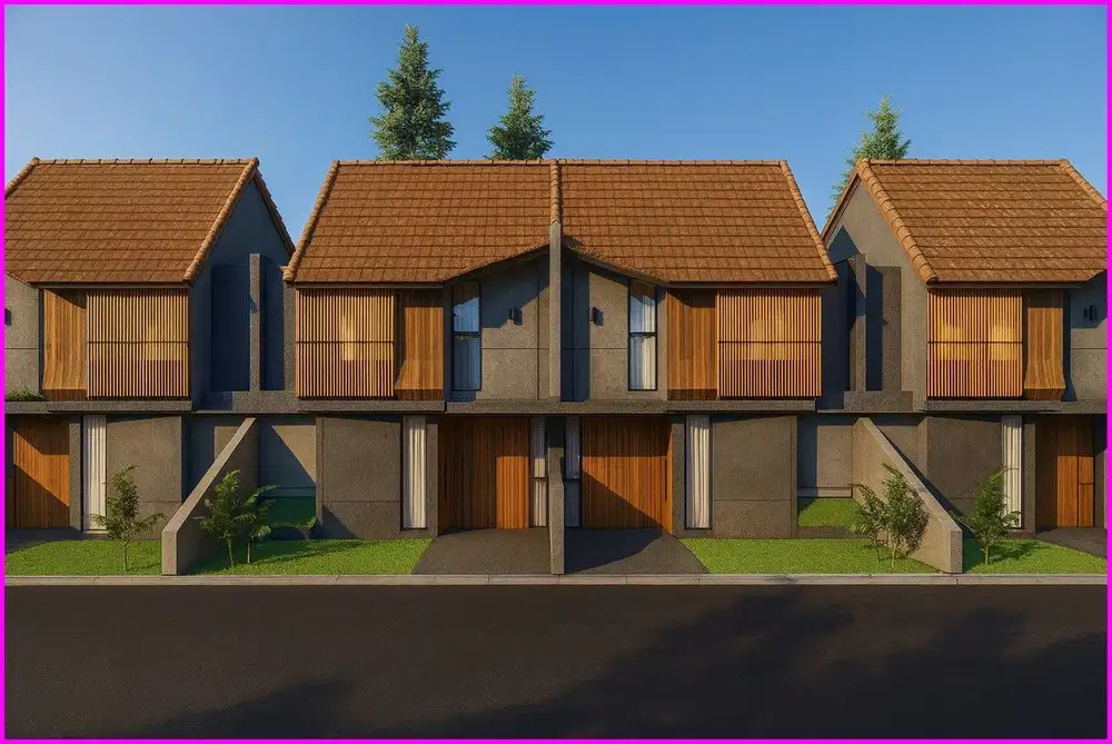 Dekat PPPG Kesenian, Jual Rumah Jogja Model Tropis Modern	Jl. Kaliurang Km.12