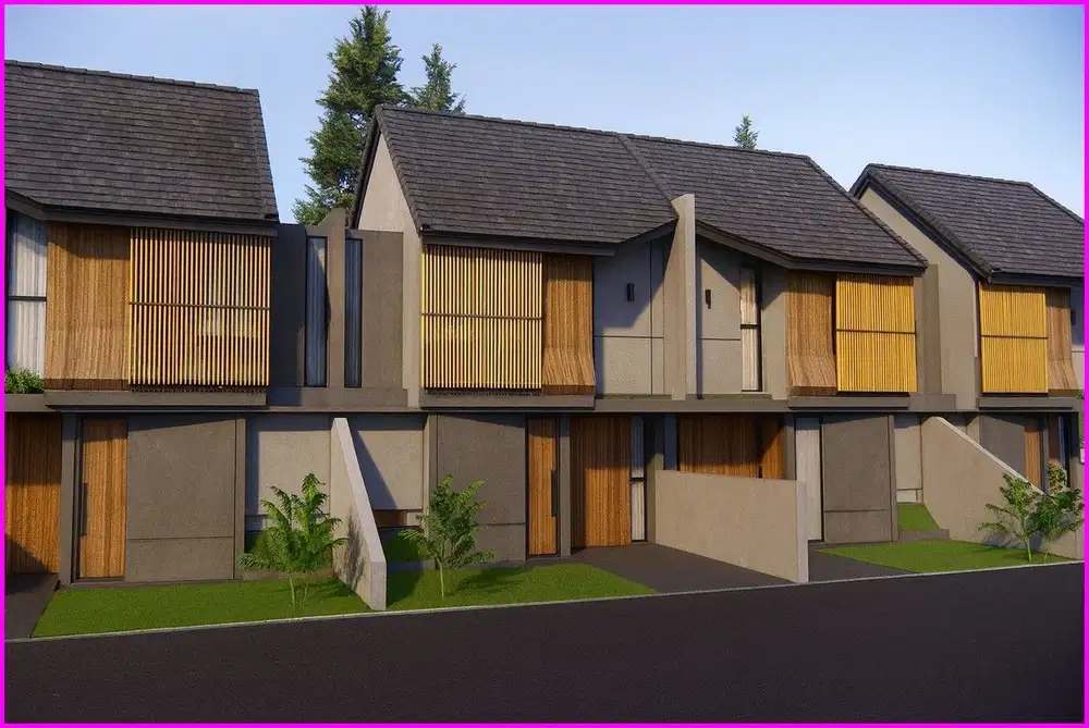 Jl. Kaliurang Km. 12 Rumah Yogyakarta Gaya Arsitektur Tropis Type 90