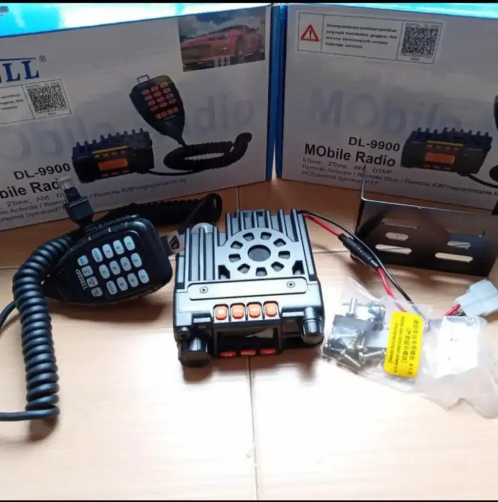 RIG MINI RADIO KOMUNIKASI REDELL DL 9900 DUALBAND BARU BERGARANSI