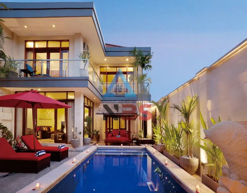 For Sale 2 Floor Villa Full Furnished With Good Quality At Legian