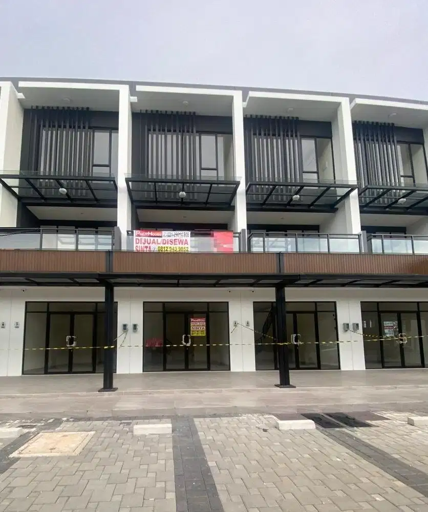 Dijual Ruko Kawasan Baru Hampton Promenade Gading Serpong 3 lantai