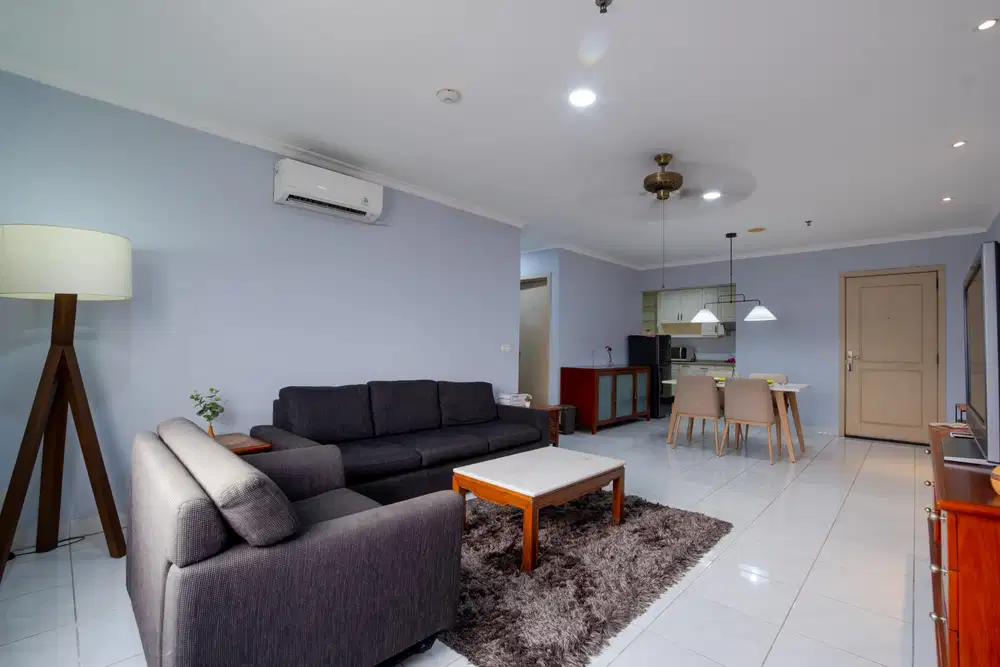 Dijual Apartemen Strategis Permata Senayan 2+1BR Furnish Dekat Gatsu