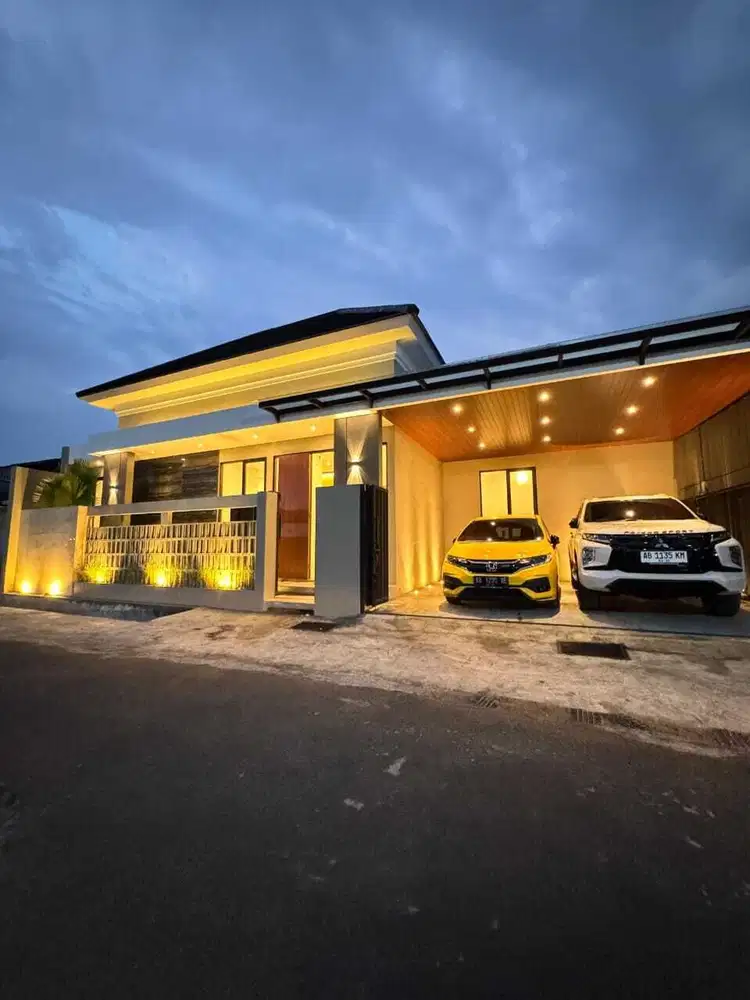 Rumah 1 Lantai Mewah 900 Jutaan Di Jalan Kaliurang Km 13