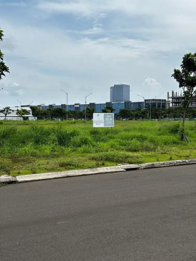 Disewakan Kavling Komersil Wallstreet Center PIK 2 Posisi Terbaik