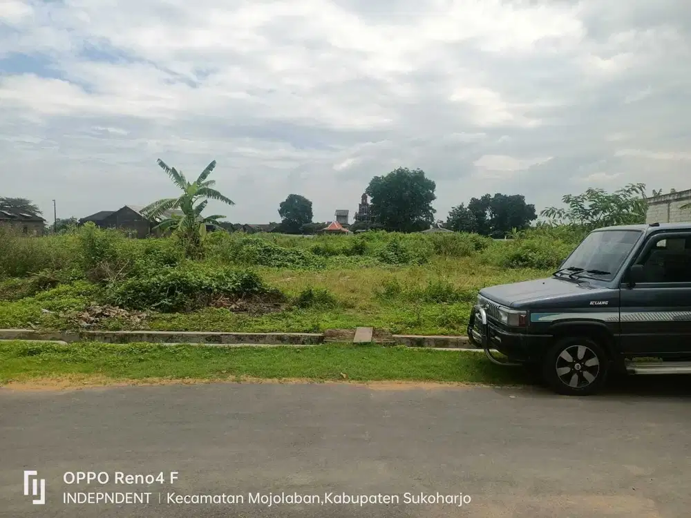 Tanah dekat pasar bekonang mojolaban