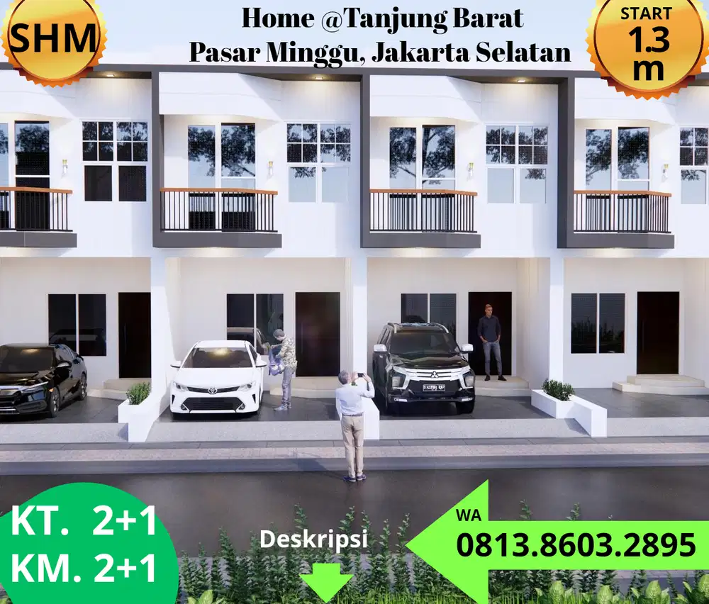 Rumah dijual di Tanjung Barat Pasar Minggu Jakarta Selatan