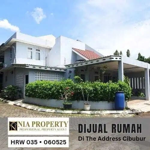 Dijual Rumah 2 Lantai di The Address Cibubur