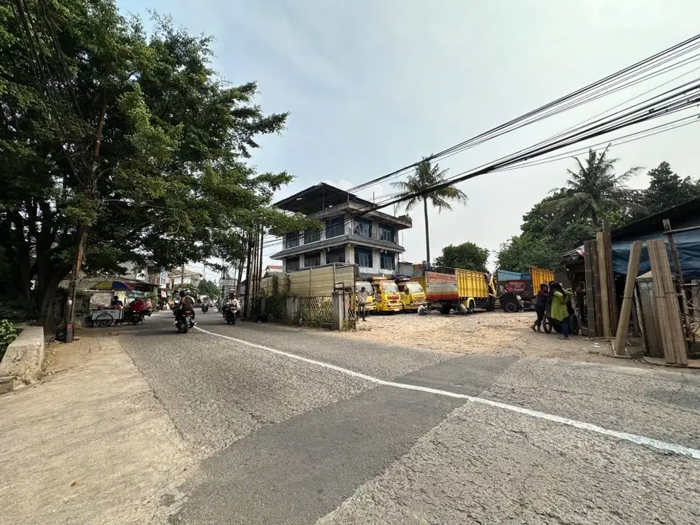 Tanah 3150 M2 L 45 P 72 Pinggir Jalan Raya Pangkalan Jati Cinere