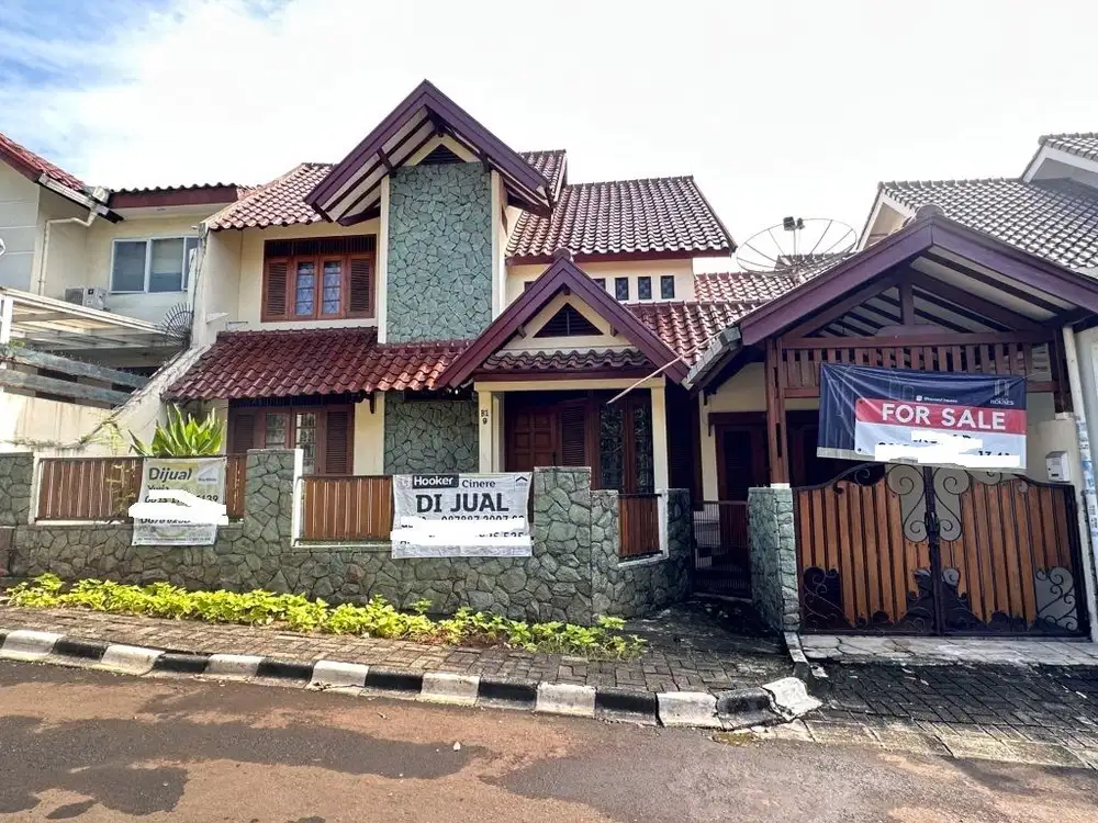 Rumah Nyaman Belakang Mall di Jl Ciloto Komp Puri Cinere