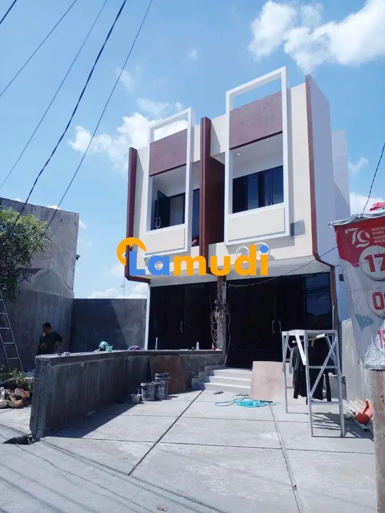 Ruko modern 2 lantai di depan pabrik olimpik kedung halang bogor