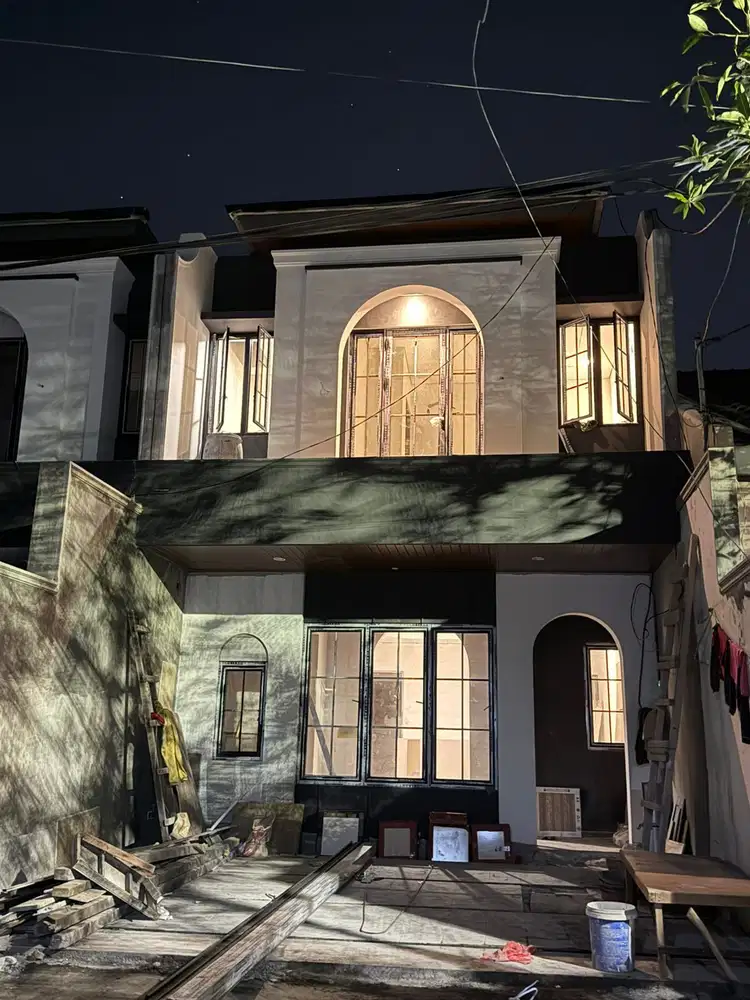 ‼️PROGRESS 90%‼️ RUMAH MANYAR SEMOLOWARU BARU GRESS MODERN MINIMALIS