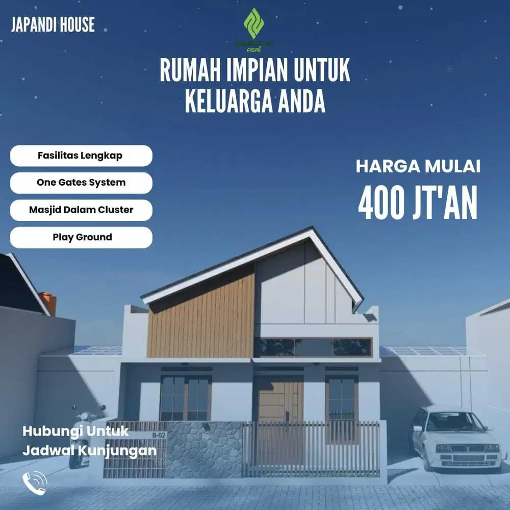 Dijual rumah cluster one gate KPR SHM kota bandung jatihandap