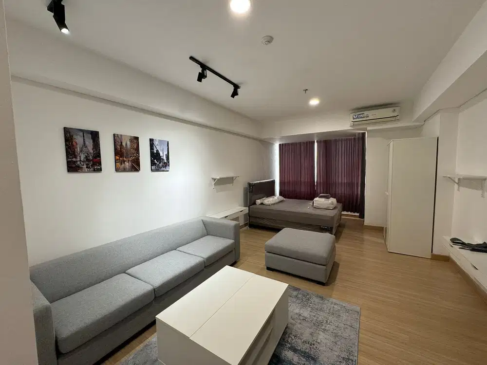 sewa apartemen studio skandinavia tangcity mall apartment tangerang