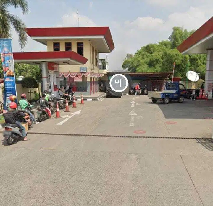 SPBU aktif,  SHM + Ijin SPBU 25 ton/hari Pondok Aren Tangsel CL 524