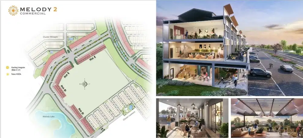 Di Jual Ruko Baru Melody 2 dekat Kampus UMN Gading Serpong