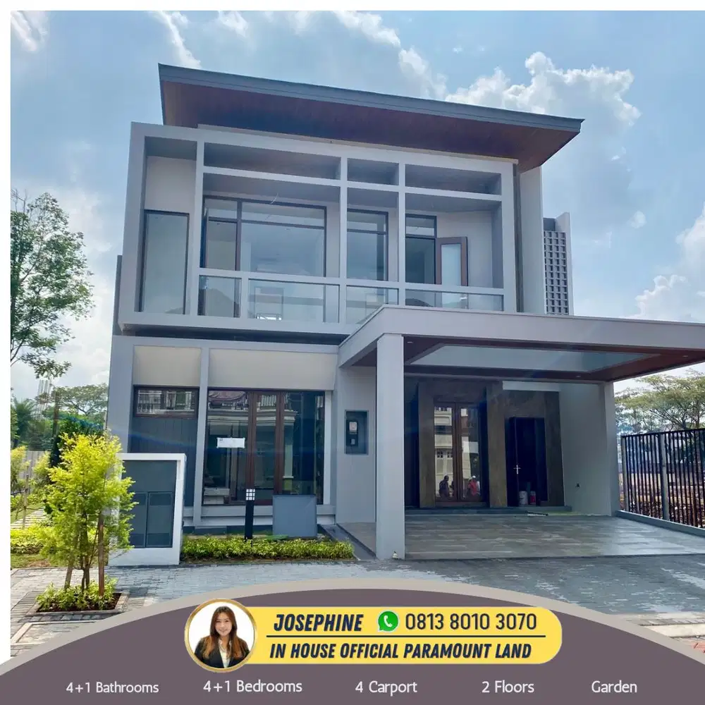 dijual rumah mewah menteng grand gading serpong paramount land