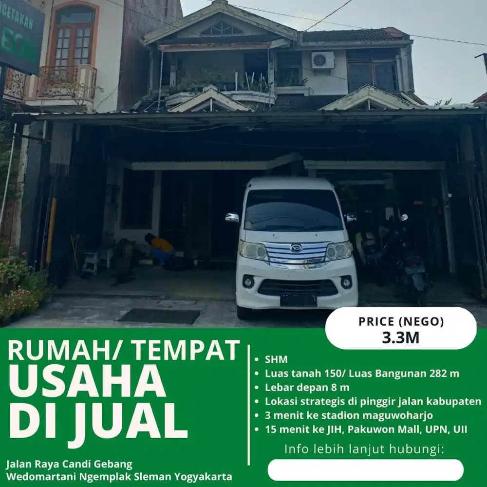 Rumah 2lt raya candi gebang  ngemplak yogyakarta