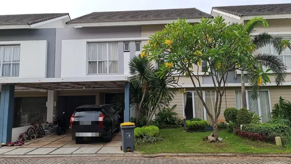 Rumah 2 Lantai Semi Furnished Cluster Palm Spring Jakarta Garden City