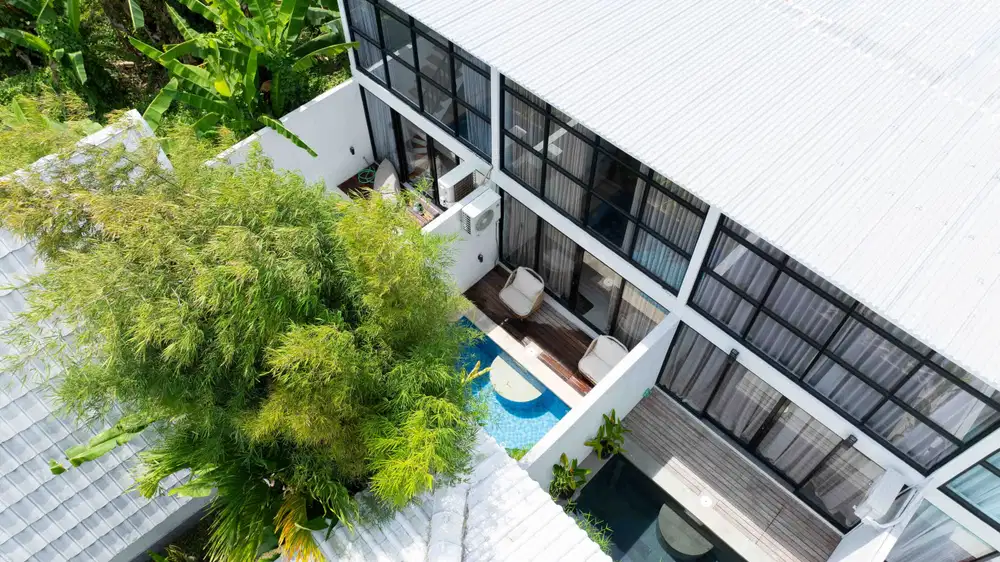 Villa Loft 1 Kamar Tidur dengan Private Pool Deck di Pererenan