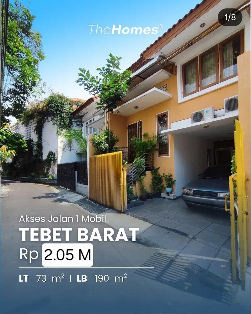 Rumah Bagus Siap Huni Modern Minimalis Lokasi Strategis di Tebet Barat