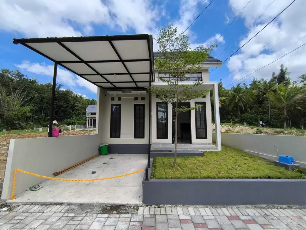 Rumah 300 jutaan di Jogja Keamanan 24 jam CCTV dan Smart Door Lock