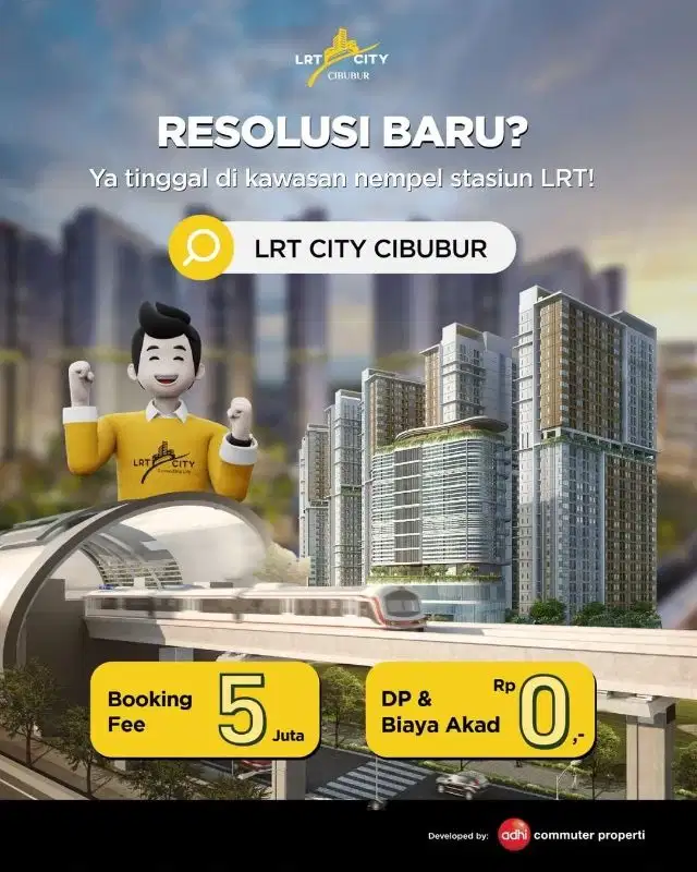 Di Jual Appartemen LRT CIBUBUR