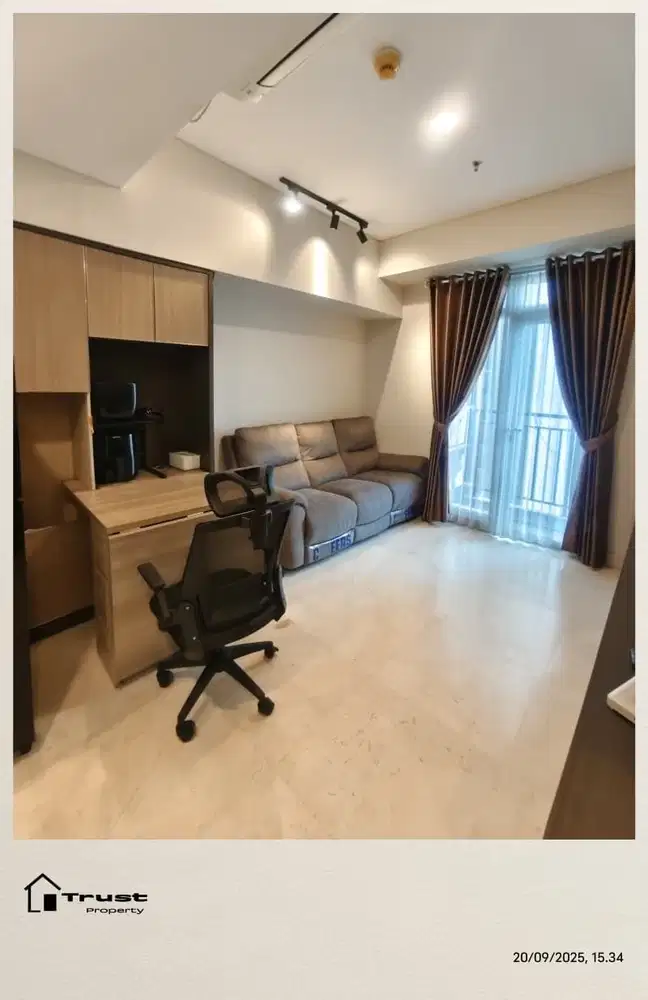 Disewakan 2BR Furnished Apt. Puri Orchard lt. rendah View City Pool