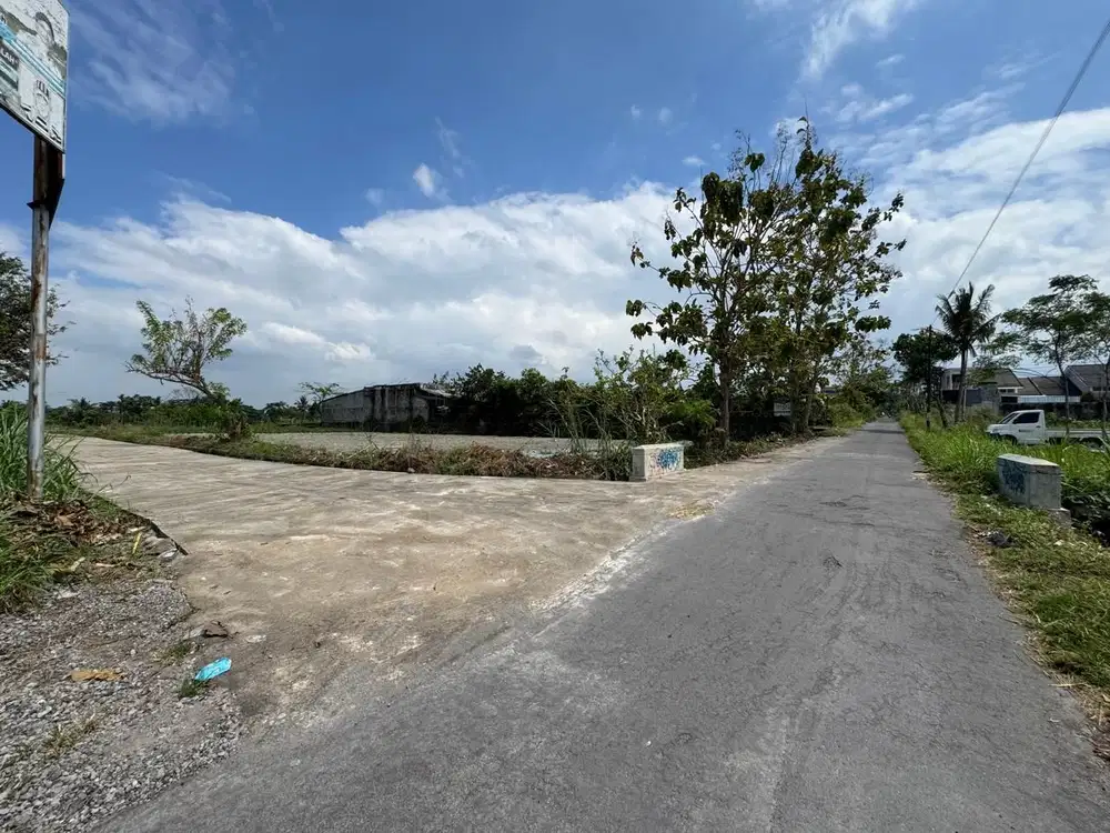 5 Menit Kampus UII Jogja, Tanah SHMP Posisi Hook