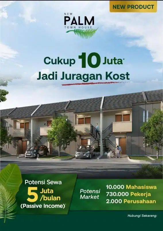 Rumah Kos kosan Palm Town house