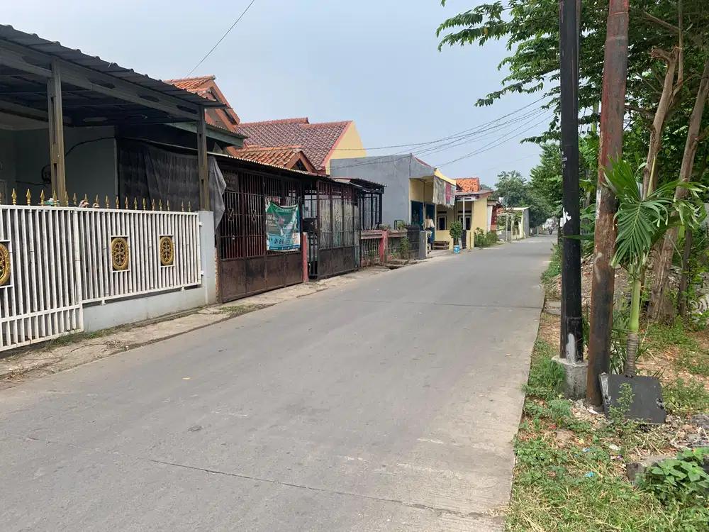 Fasum Jalan Cor Beton 5 meter, Tanah Kavling Area Tambun