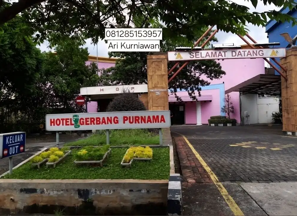 Dijual cepat! Hotel gerbang purnama 9lantai 7800mtr langsung owner!