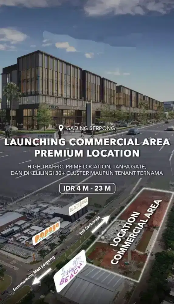Bisnis anda makin ternama! City hub commercial premium ruko 4m limited