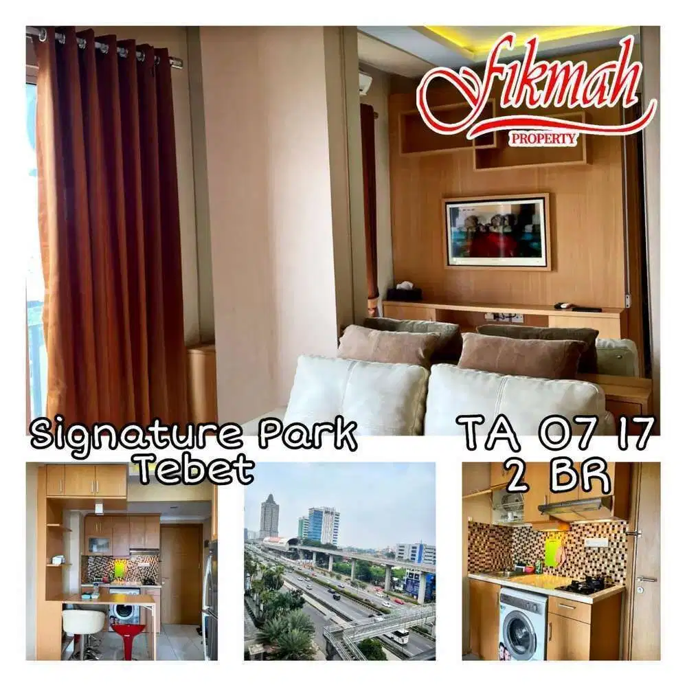 Disewakan Apartemen 2 Kamar di Signature Park Tebet.