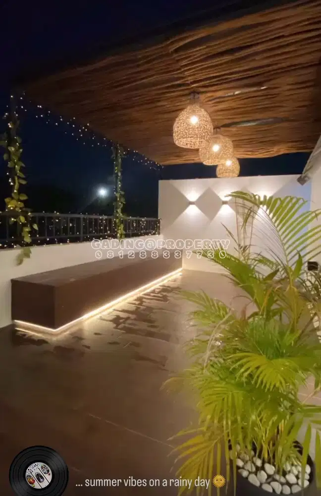 rapi siap huni, clstr greenwich park - caleus di bsd. semi furnish